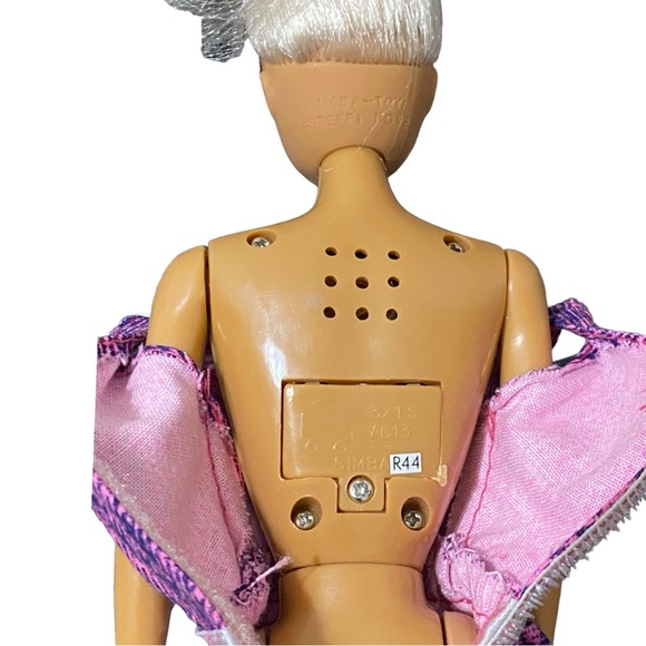 VTG 90s Steffi Love Doll Simba Toys Non Working Singing Doll Retro Jean Outfit - Picture 7 of 9